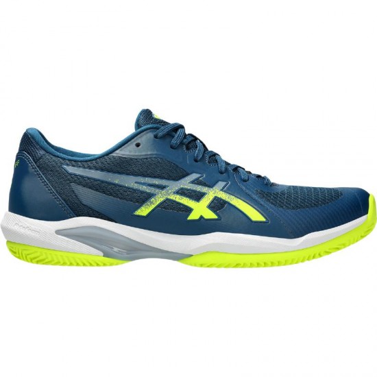 Zapatillas Asics Solution Swift FF 2 Clay Azul Mako Amarillo