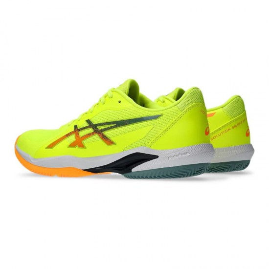 Asics Solution Swift FF 2 Padel Yellow Orange Sneakers