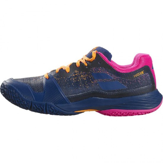 Babolat Jet Ritma Navy Blue Fuchsia Women''s Sneakers