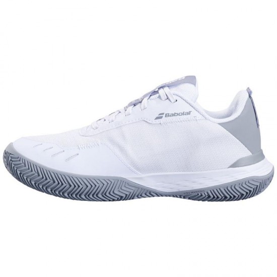 Chaussures Femme Babolat SFX EVO Terre Battue Blanc Gris