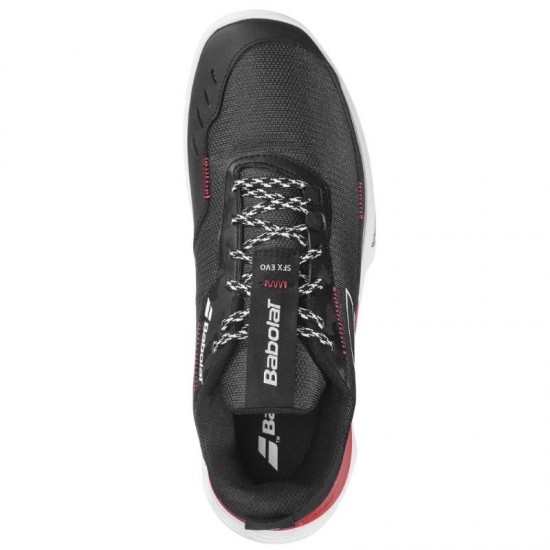 Chaussures Babolat SFX EVO Terre Battue Noir Rouge