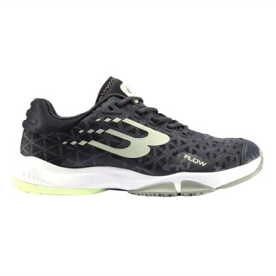 Zapatillas Bullpadel Flow 24V Negro Eucalipto Mujer