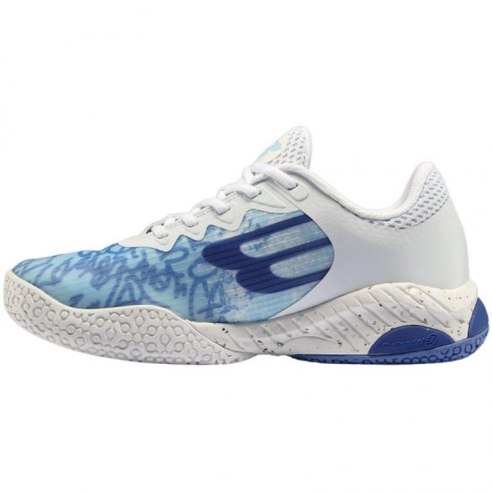 Baskets Femme Bullpadel Ionic 24I Blanc Bleu Ciel