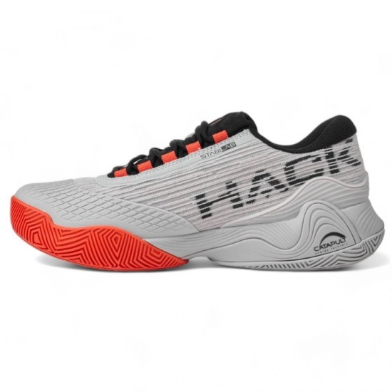 Baskets Bullpadel Paquito Navarro Hack Vibram 25V Gris Clair