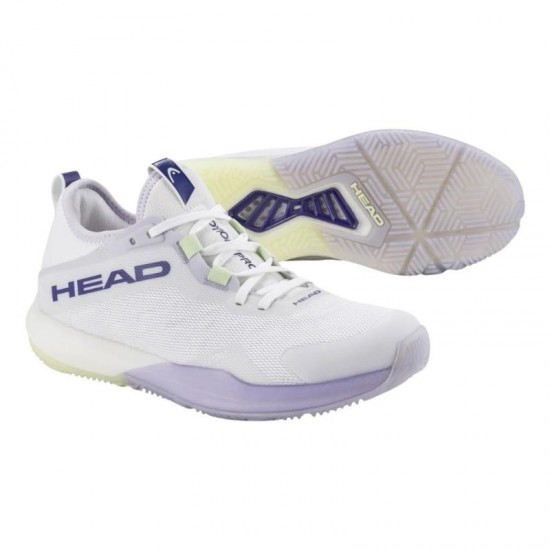 Baskets Head Motion Pro Lavender Femme Blanc