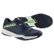 Baskets Head Motion Team Padel bleu marine lime