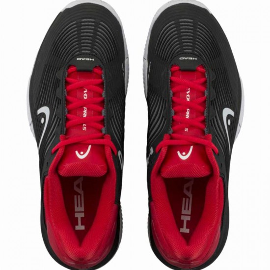 Head Revolt Pro 4.5 Terre Battue Noir Rouge Chaussures