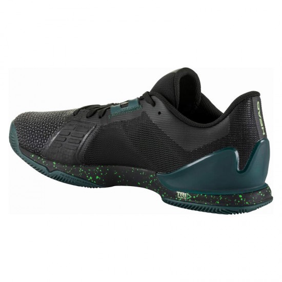 Chaussures Head Sprint Pro 3.5 SF Terre Battue Vert Foret Noire