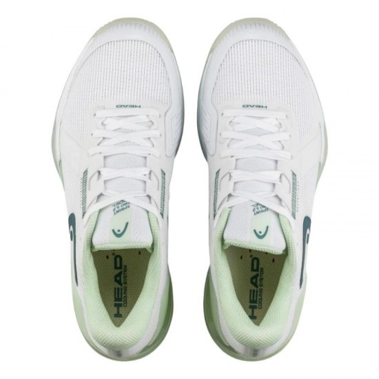 Head Sprint Pro 4.0 White Green Women''s Sneakers