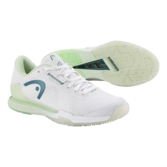 Head Sprint Pro 4.0 White Green Women''s Sneakers