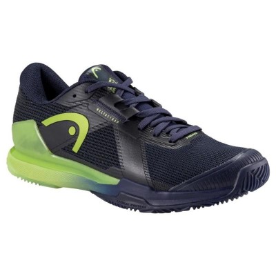 Head Sprint Pro 4.0 Padel Navy Blue Lime Sneakers