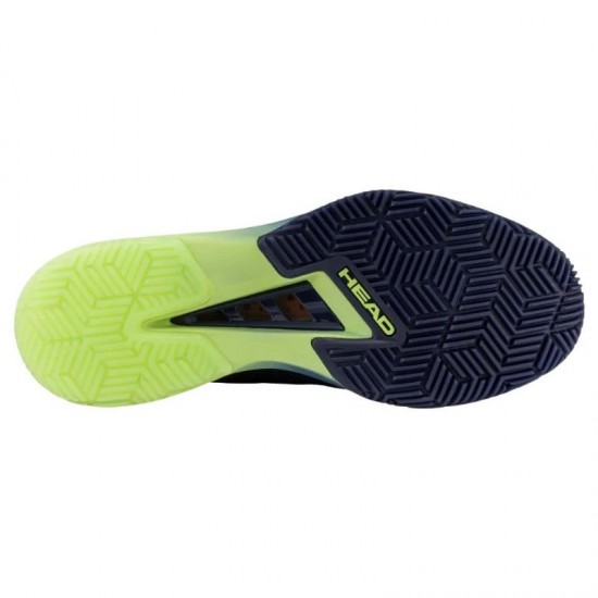 Head Sprint Pro 4.0 Padel Navy Blue Lime Sneakers