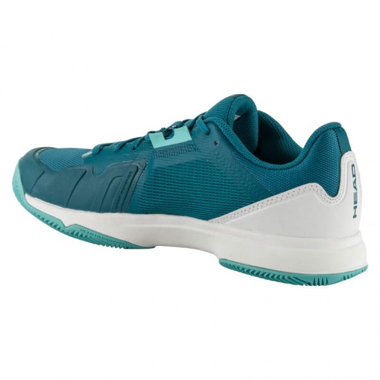 Zapatillas Head Sprint Team 3.5 Clay Azul Stone Blanco Mujer