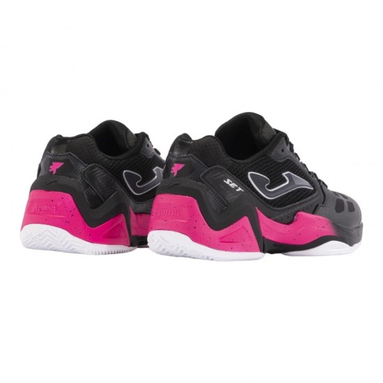 Zapatillas Joma Set 2401 Negro Fucsia Mujer