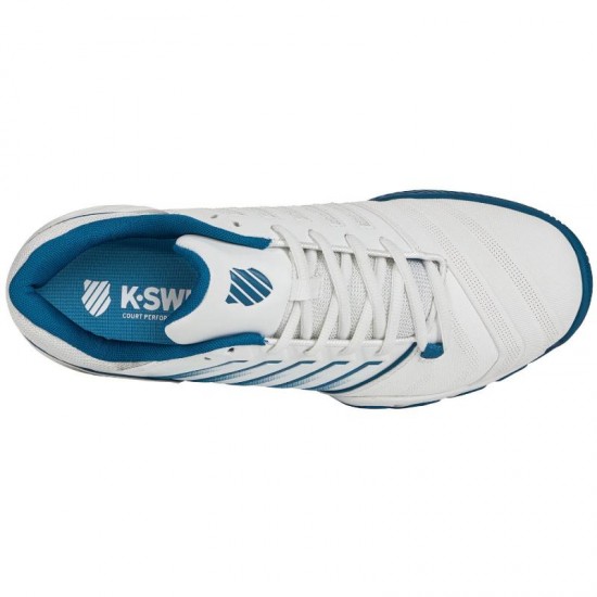 Kswiss Bigshot Light 4 Blanc Bleu Ciel Chaussures