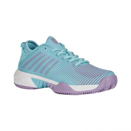 Sneakers Kswiss Hypercourt Supreme HB Blue Angel Lilas Femmes