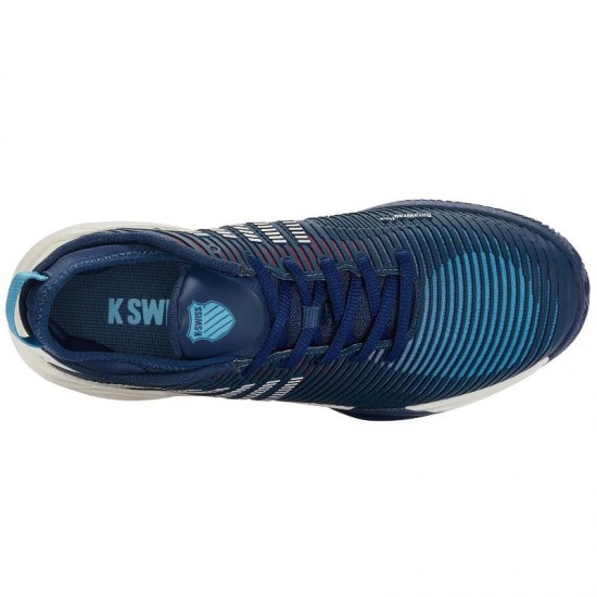 Baskets Kswiss Hypercourt Supreme HB Blue Opalo Blanc