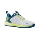 Zapatillas Kswiss Ultrashot 3 Blanco Azul Amarillo Fluor