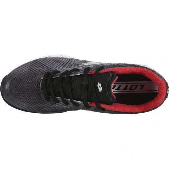 Zapatillas Lotto Mirage 300 III CLY Negro Blanco Rojo