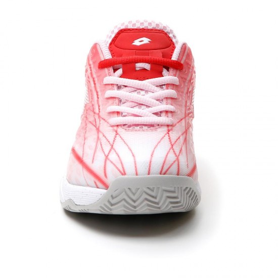 Baskets Lotto Mirage 300 Coquelicot Rouge Blanc Femmes