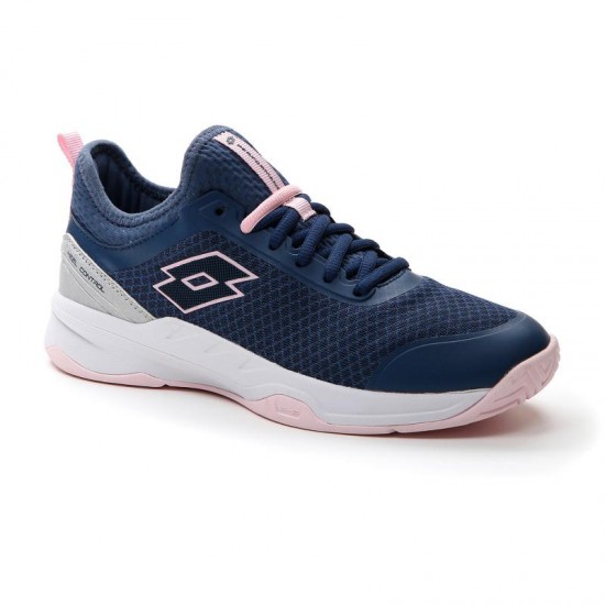 Zapatillas Lotto Mirage 500 II Azul Denim Rosa Gris Metal Mujer