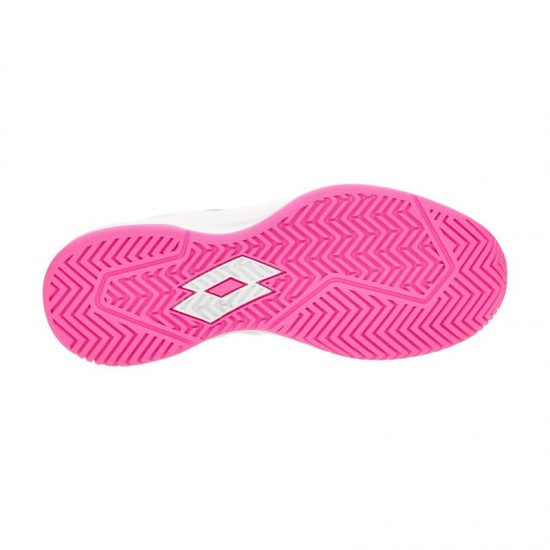 Chaussures Lotto Mirage 500 II Blanc Metal Fuchsia Femmes