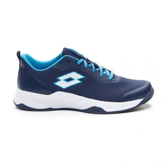 Chaussures Lotto Mirage 600 Marino Blanc Bleu