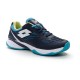 Chaussures Lotto Superrapida 200 II Marino Blanc Bleu Femmes