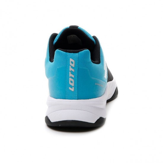 Lotto Superrapida 600 Black Turquoise Sneakers