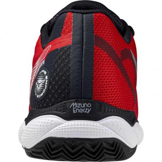 Zapatillas Mizuno Wave Enforce Court Padel Rojo Blanco Negro