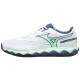 Mizuno Wave Enforce Tour 2 Clay White Green Blue Sneakers