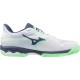 Mizuno Wave Exceed Light 2 terre battue Blanc Vert Bleu Sneakers