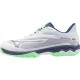 Mizuno Wave Exceed Light 2 terre battue Blanc Vert Bleu Sneakers