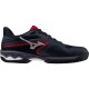 Mizuno Wave Exceed Light 2 Padel Black White Red Sneakers