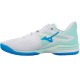 Mizuno Wave Exceed Tour 6 Clay White Blue Women''s Sneakers