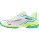 Mizuno Wave Exceed Tour 6 Clay White Black Lime Women''s Sneakers