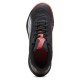 Puma Nova Court Gris Fonce Noir Rouge Baskets