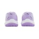 Baskets Femme Puma Nova Court Argent Blanc Violet