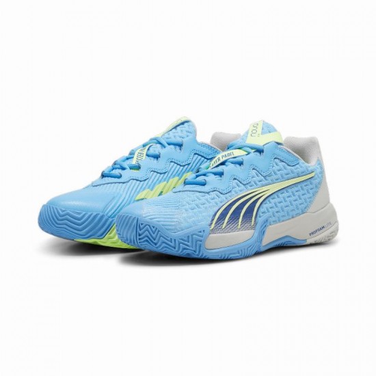 Zapatillas Puma Nova Elite Azul Amarillo Gris