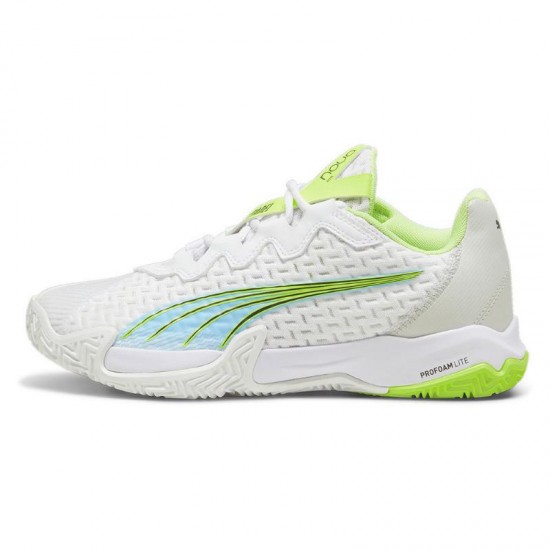 Baskets Puma Nova Elite Blanc Bleu Vert