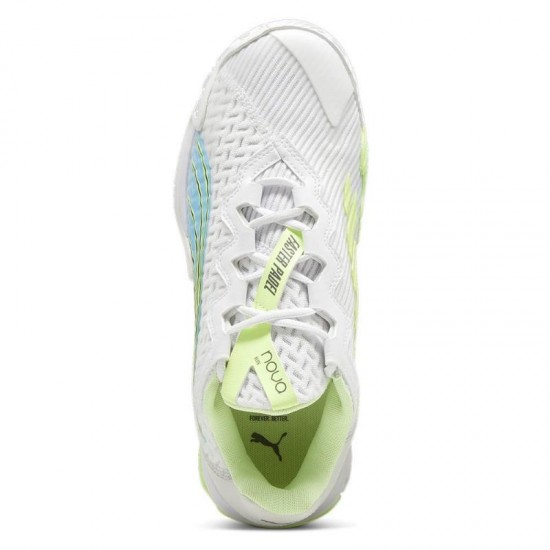 Baskets Puma Nova Elite Blanc Bleu Vert