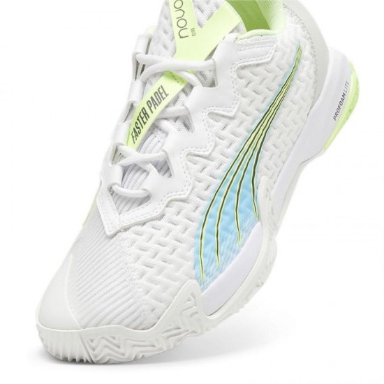 Baskets Puma Nova Elite Blanc Bleu Vert