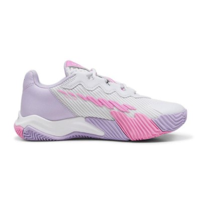 Chaussures Femme Puma Nova Elite Silver White Violet