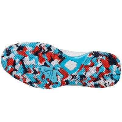 Chaussures Femme Salming Rebel Light Dazzle Blanc Rouge Bleu