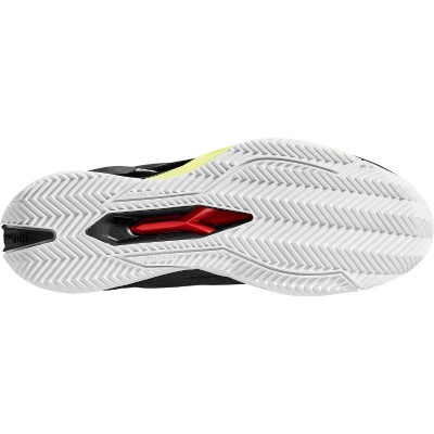 Zapatillas Wilson Rush Pro 4.0 Clay Negro Blanco Amarillo