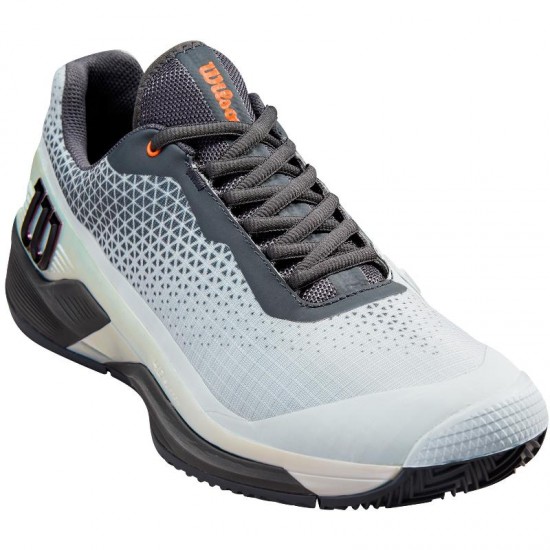 Wilson Rush Pro 4.0 Shift Clay Shoes Ivory Blue Orange