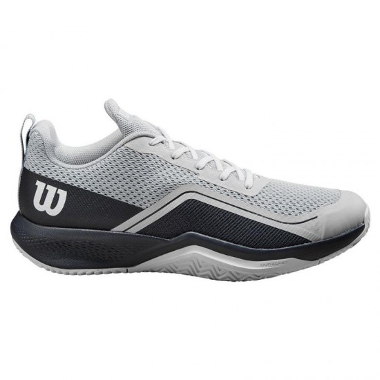 Zapatillas Wilson Rush Pro Lite Azul Perla Rojo Blanco