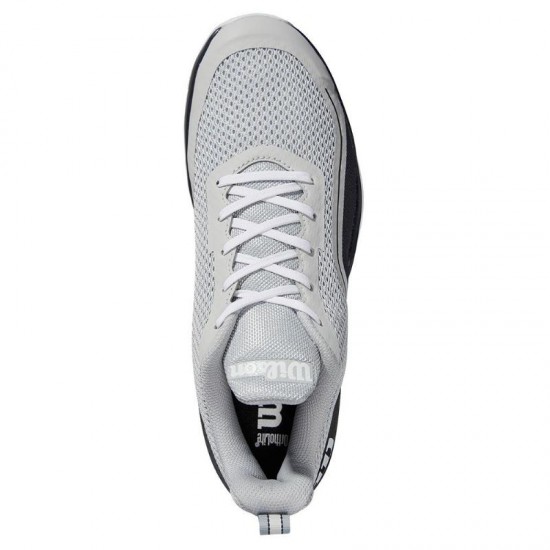 Zapatillas Wilson Rush Pro Lite Azul Perla Rojo Blanco