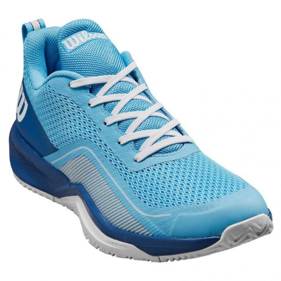 Wilson Rush Pro Lite Royal Blue Sky White Women''s Shoes