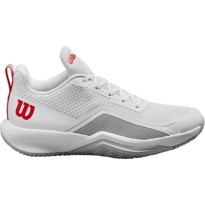 Chaussures Femme Wilson Rush Pro Lite Blanc Bleu Perle Rouge